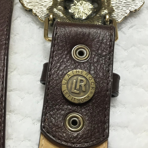New Leatherock leather Crystal Victoria Belt - Picture 7 of 7